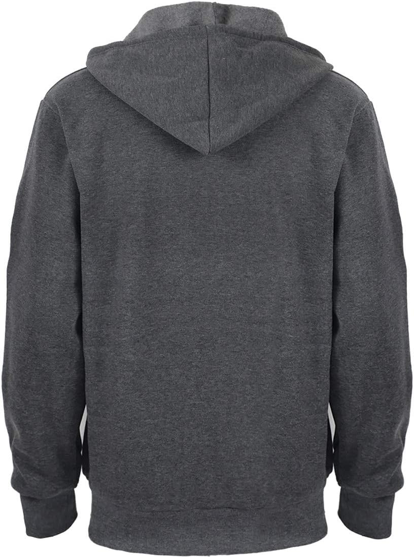 Gary Com Fleece Hoodies for Men Zipper Lightweight Spring Long Sleeve Active Mens Jackets Sports Full Zip Sweatshirts