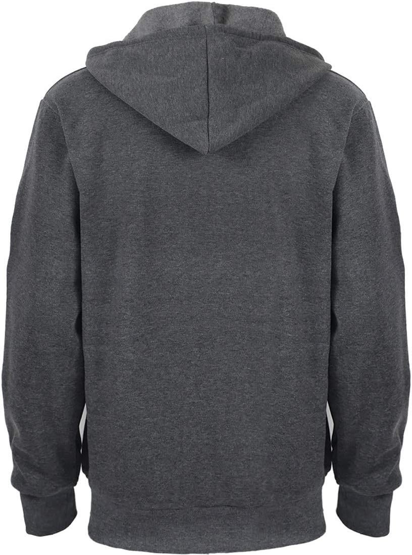 Gary Com Fleece Hoodies for Men Zipper Lightweight Spring Long Sleeve Active Mens Jackets Sports Full Zip Sweatshirts