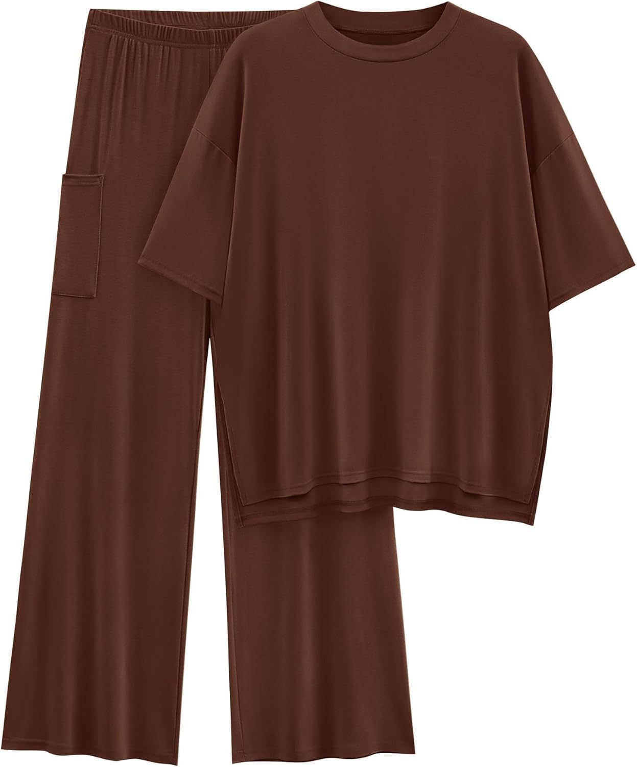 🔥 Flash Sale | Women's Comfy & Loose Two-Piece Set (Short-Sleeve Top + Pants)