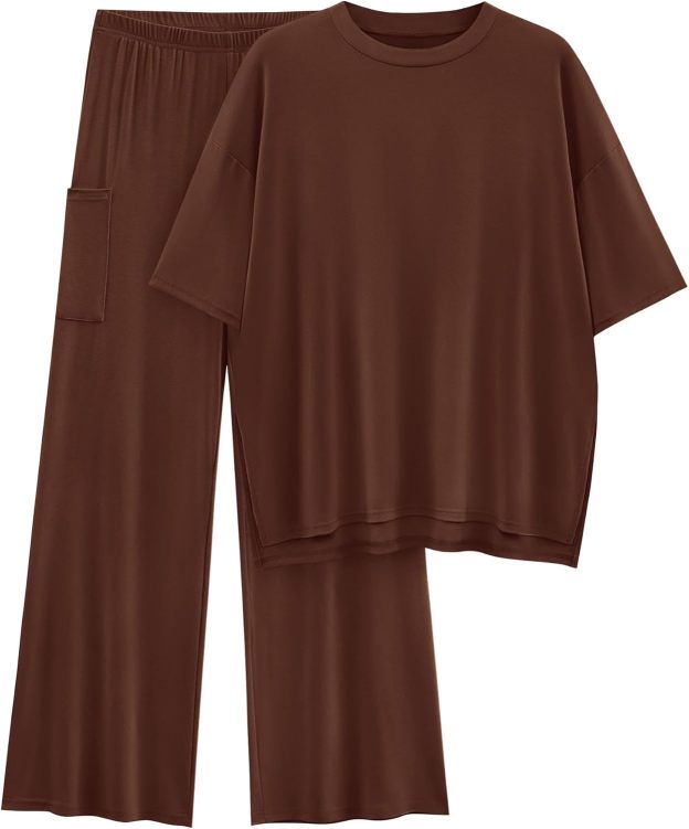 🔥 Flash Sale | Women's Comfy & Loose Two-Piece Set (Short-Sleeve Top + Pants)