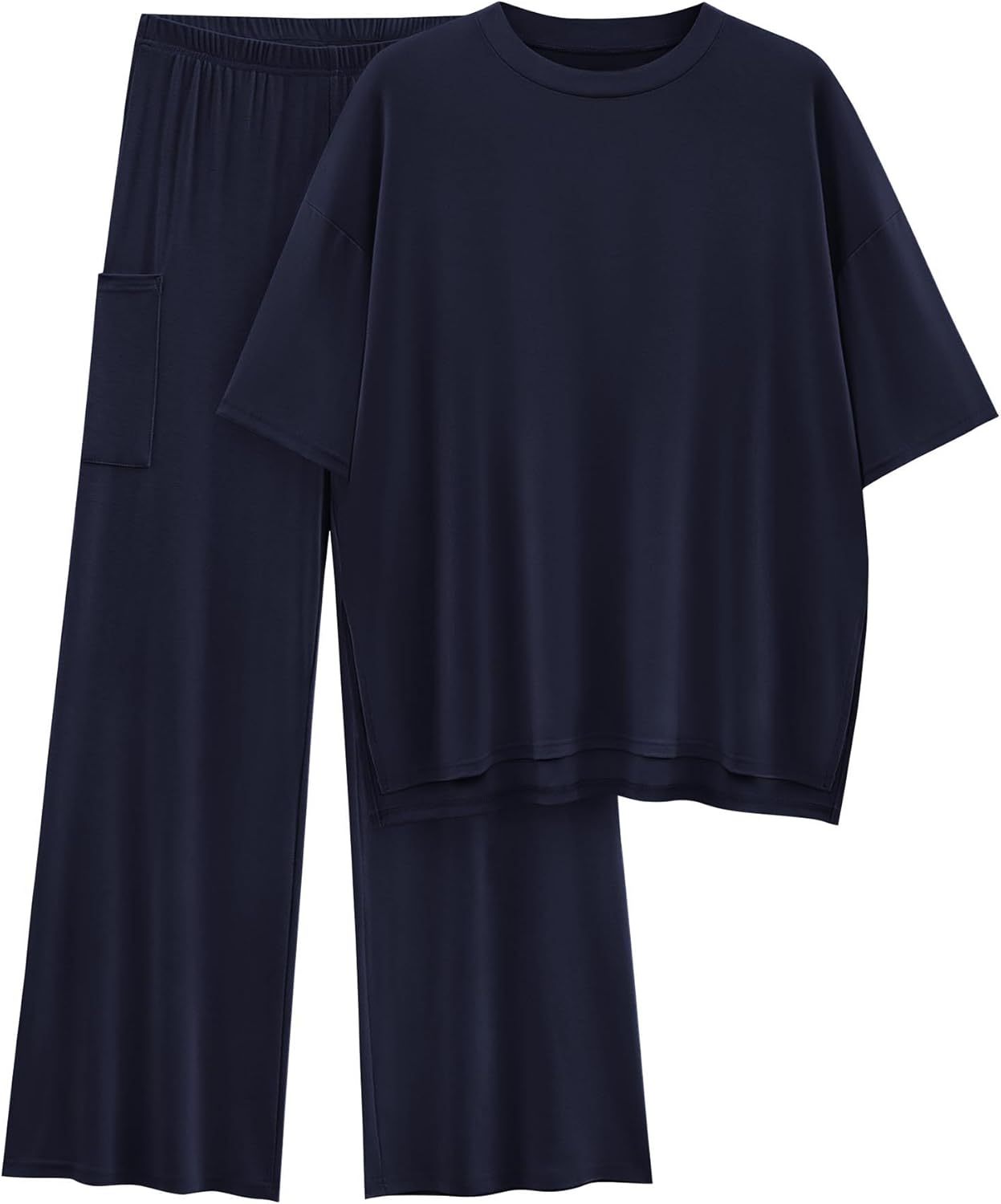 🔥 Flash Sale | Women's Comfy & Loose Two-Piece Set (Short-Sleeve Top + Pants)
