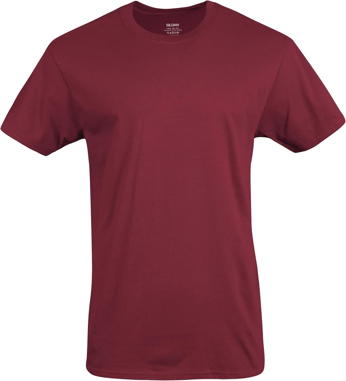 Classic Men's T-Shirt - New Heavyweight Short Sleeve Crew Neck Solid Men's T-Shirt Moisture Wicking, Tag Free, Also Available in Plus and Extra Long Sizes