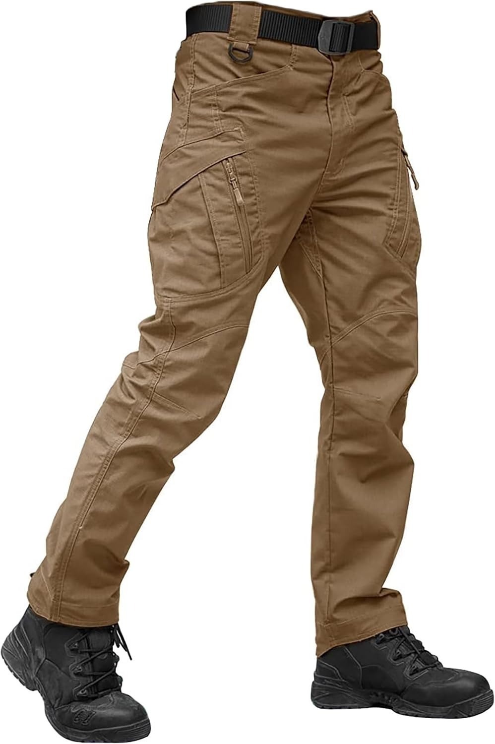 Men's Tactical Pants with 9 Pockets Rip-Stop Lightweight Work Hiking Pants FallFreshness