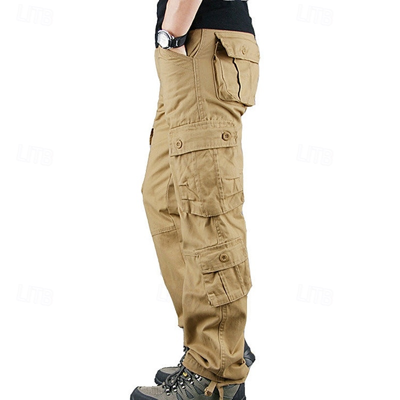 Men's Outdoor Pants Cargo Pants Hiking Pants Trousers Military Camouflage Outdoor Regular Fit Waterproof Breathable Quick Dry Pants / Trousers Forest Green Black+Grey Cotton Hunting Climbing Camping 2025 - &euro;25.99 &ndash;P15