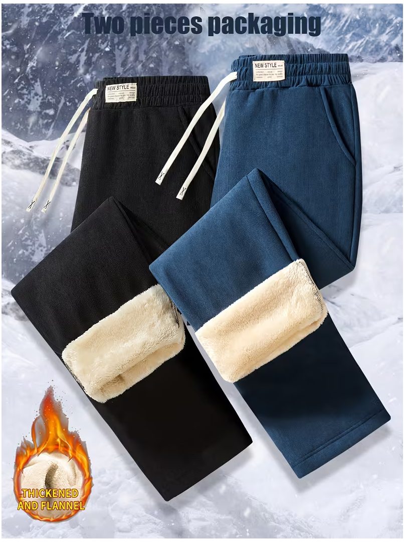 Women'S Casual Sports Pants, Fleece-Lined, Thickened, Warm Women'S Straight-Leg Corduroy Pants, Fashionable Casual Women'S Pants