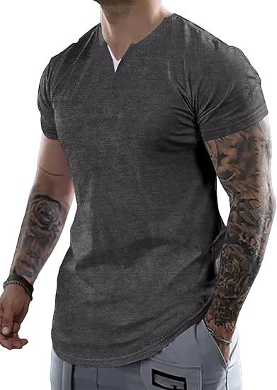 Men's Casual V-Neck T-Shirt