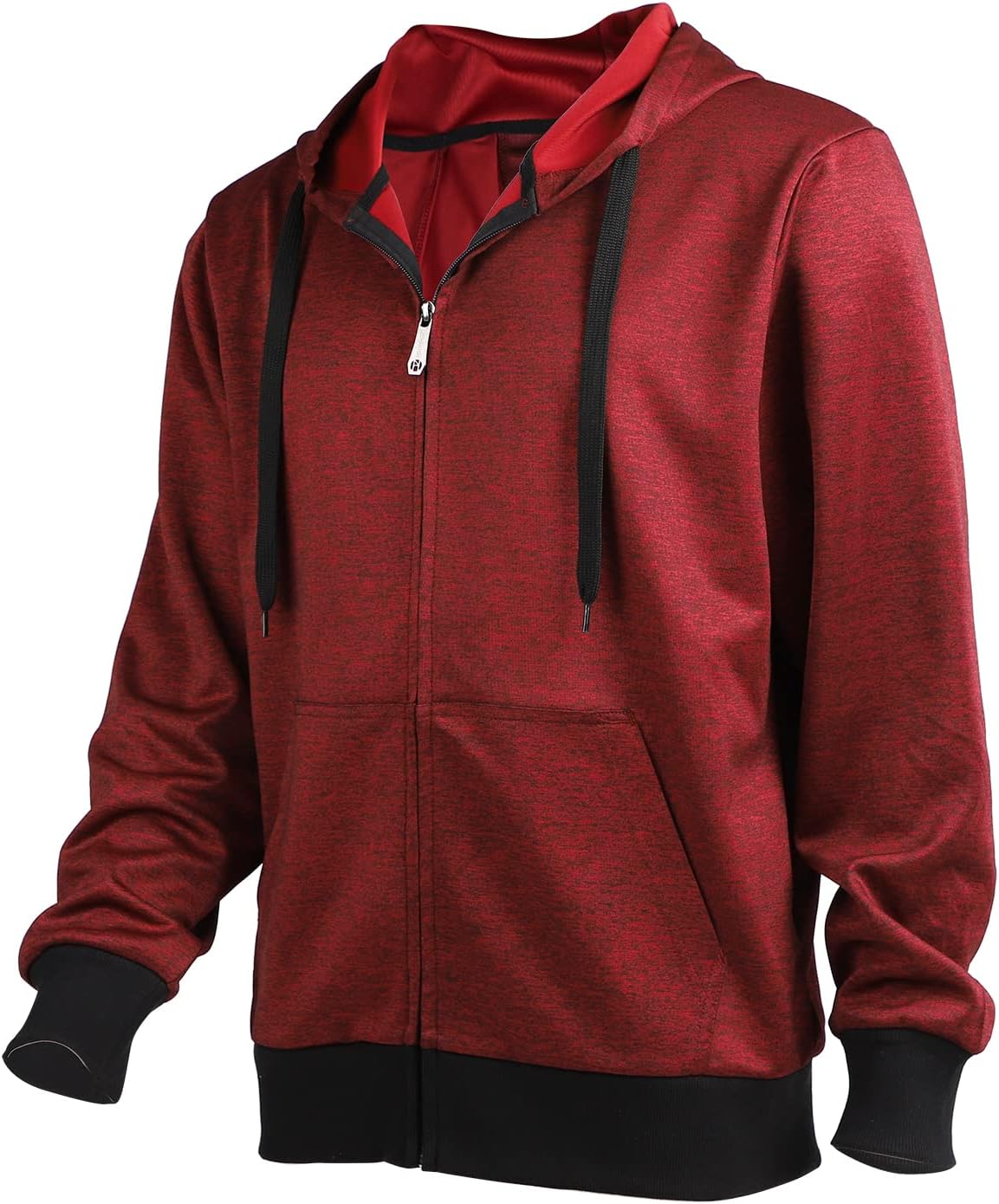 Gary Com Fleece Hoodies for Men Zipper Lightweight Spring Long Sleeve Active Mens Jackets Sports Full Zip Sweatshirts