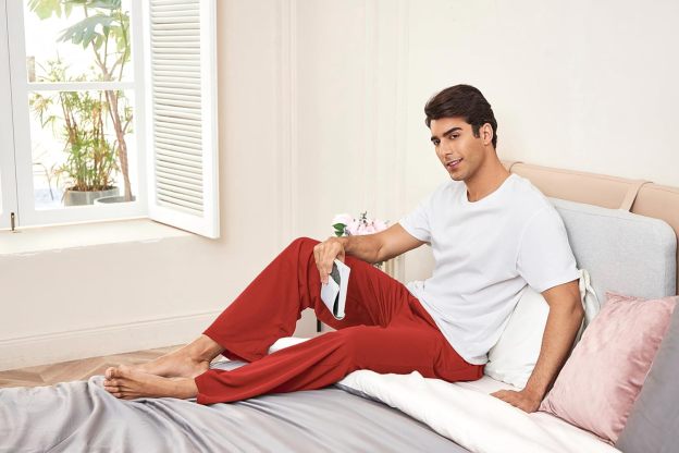 Deyeek Men's Lightweight Sweatpants Open Bottom Sweat Pants for Men Straight Leg Gym Sweatpants Lounge Pants with Pockets