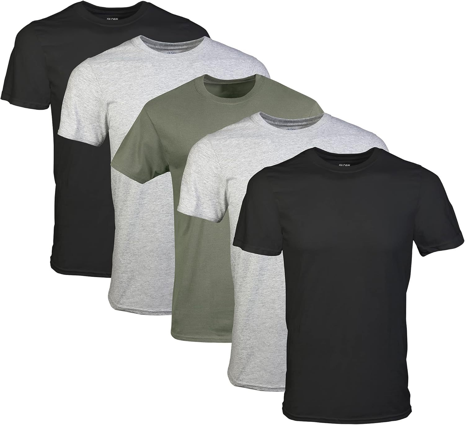 Classic Men's T-Shirt - New Heavyweight Short Sleeve Crew Neck Solid M