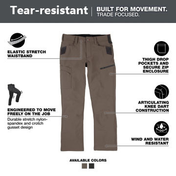 Last Day Promotion 🔥Men's 8-PACK Tech Work Pants with 7 Pockets