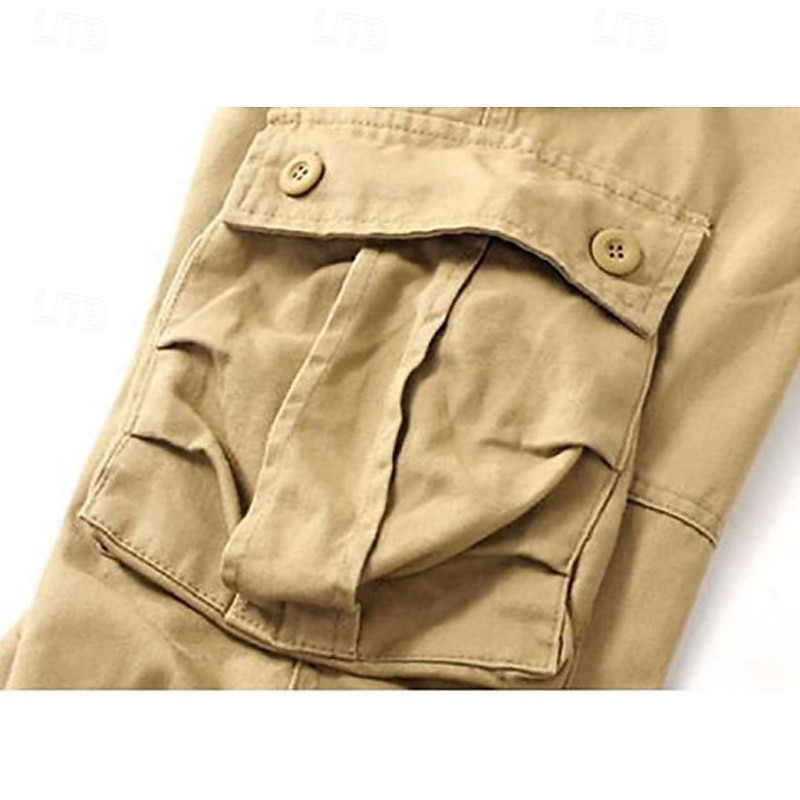 Men's Outdoor Pants Cargo Pants Hiking Pants Trousers Military Camouflage Outdoor Regular Fit Waterproof Breathable Quick Dry Pants / Trousers Forest Green Black+Grey Cotton Hunting Climbing Camping 2025 - &euro;25.99 &ndash;P19