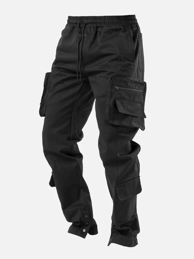 6-parks Unisex Street Style Plain Cotton Military Cargo Pants