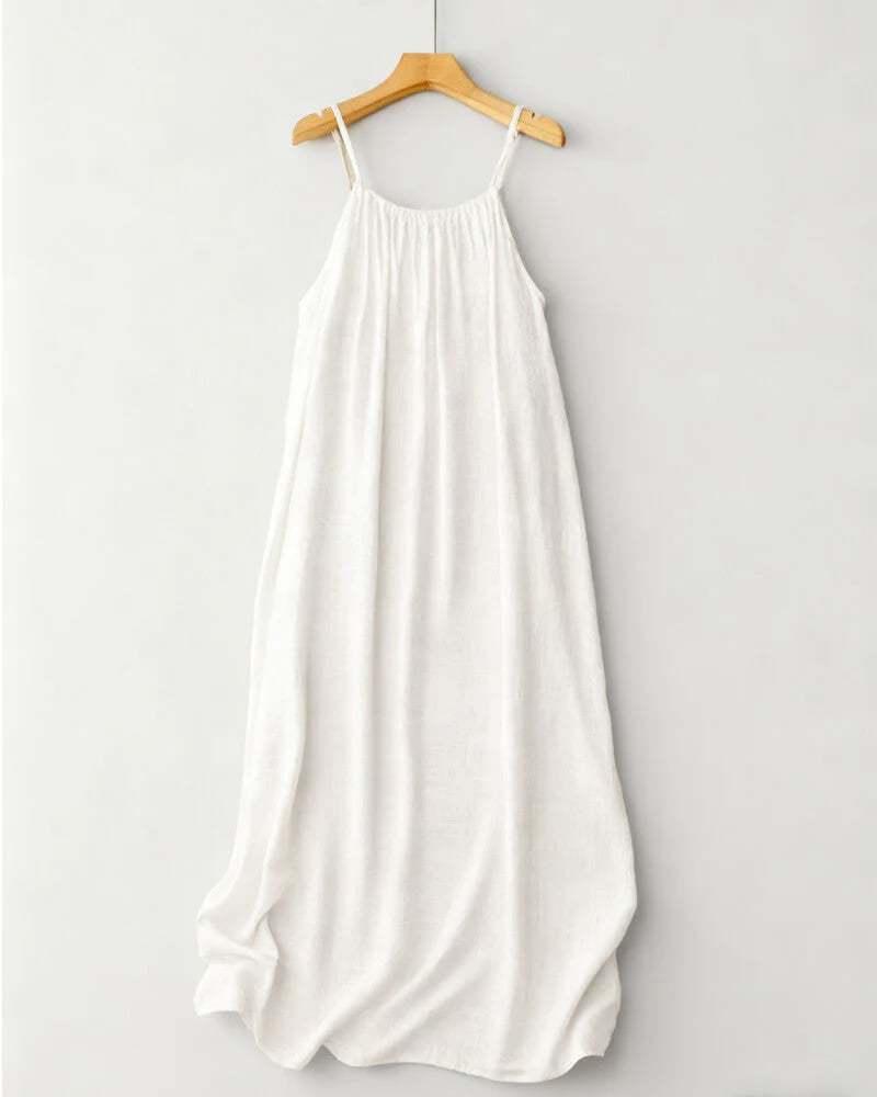 🎁LAST DAY SALE 89% OFF 🔥Women's Solid Color Backless Cami NightDress