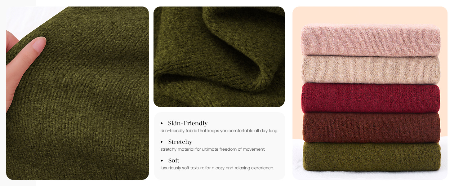 Long Sleeve Pullover Tops For Women, Chunky Sweaters For Women 2025