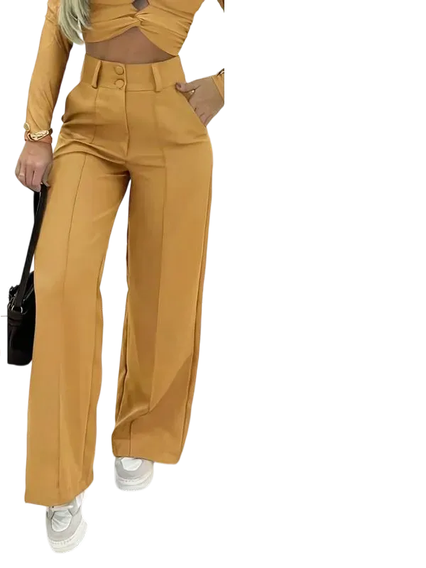 Women's Simple Wide-Leg Pants