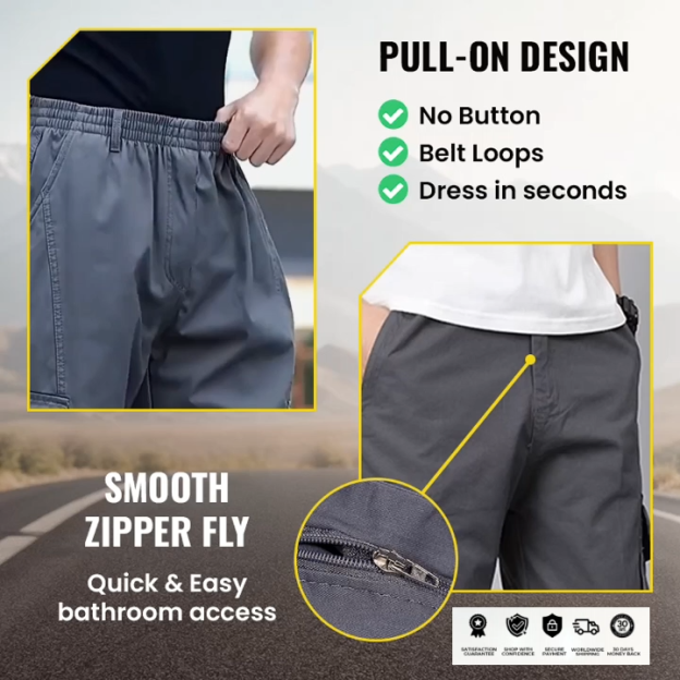 FlexRover - Ultra Comfort Flex Fit Cargo Pants