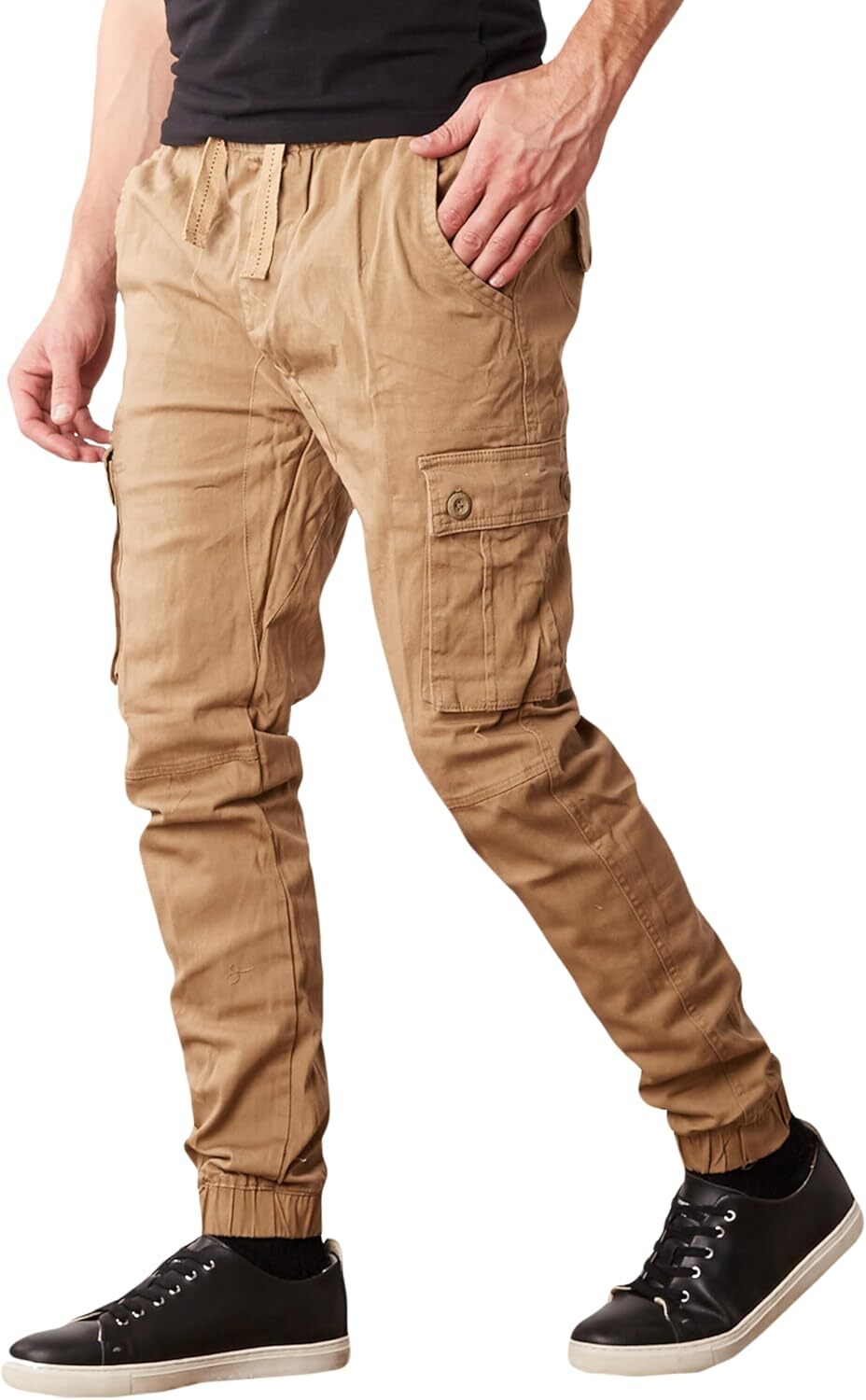 Last Day Promotion🔥3-Pack Men's Cotton Flex Stretch Cargo CombatJogger Pants (Sizes, S-6XL)