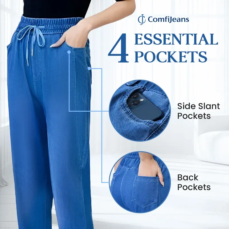 ComfiJeans - LAST DAY 70% OFF - High Waist Ultra-Stretch Mom Jeans