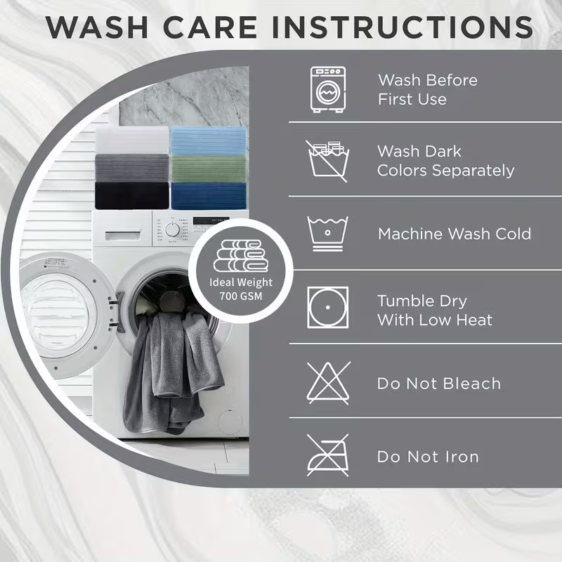 [8 Pack XL Bath Towels]35"x70" Extra Large Towel Microfiber Absorbent XL Bath Sheet Super Soft Bathroom Towels Set