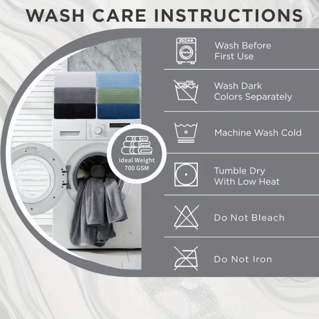 [8 Pack XL Bath Towels]35"x70" Extra Large Towel Microfiber Absorbent XL Bath Sheet Super Soft Bathroom Towels Set