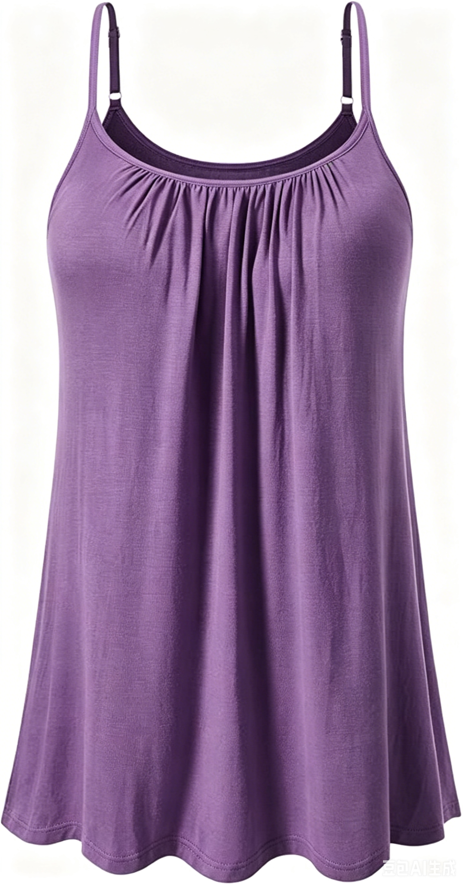 Women's Cool Flowy Bra Cami | with Built-in Cups | Relaxed Fit | Adjustable Spaghetti Strap