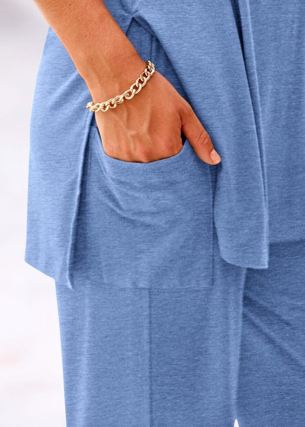 🔥 Flash Sale | Women's Comfy & Loose Two-Piece Set (Short-Sleeve Top + Pants)