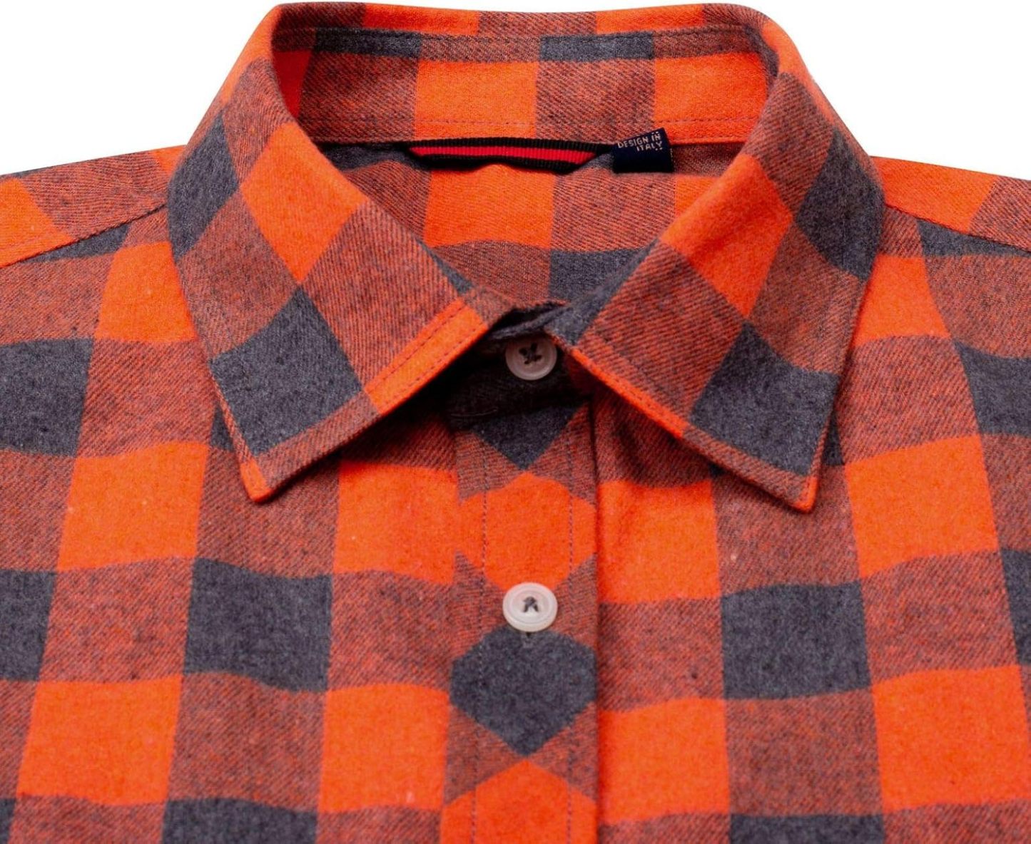 Alimens & Gentle Boy's Flannel Shirt Button Down Long Sleeve Plaid Casual Shirts