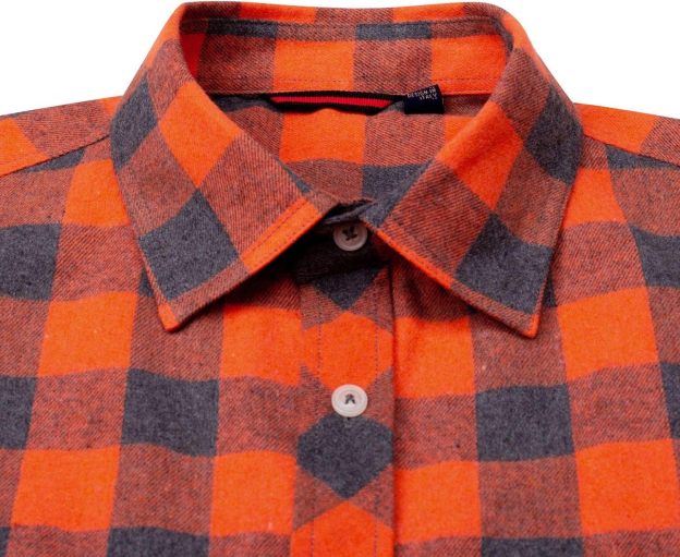 Alimens & Gentle Boy's Flannel Shirt Button Down Long Sleeve Plaid Casual Shirts
