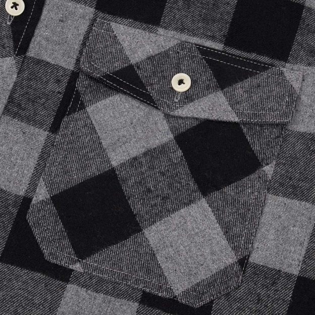 Alimens & Gentle Boy's Flannel Shirt Button Down Long Sleeve Plaid Casual Shirts