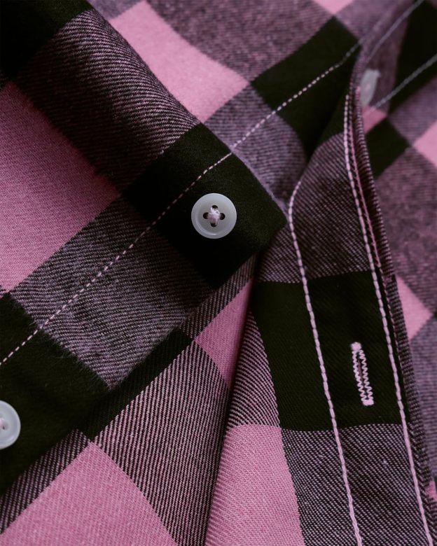 Alimens & Gentle Boy's Flannel Shirt Button Down Long Sleeve Plaid Casual Shirts