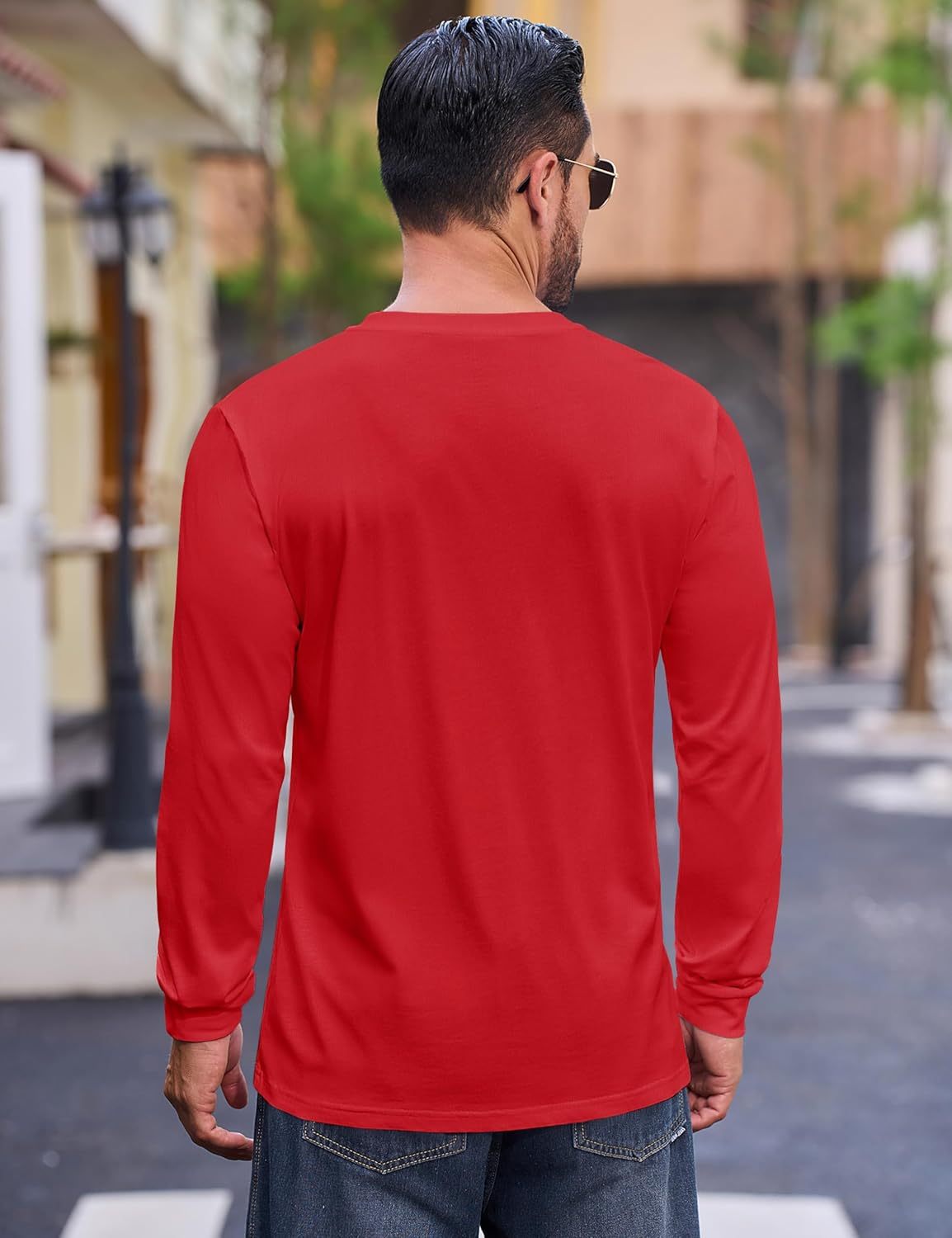 💫Clearance Sale-🔥12 PAIRS-$32.86⚡Men's Fashion Vintage Distressed Pocket Long Sleeve Henley Shirt