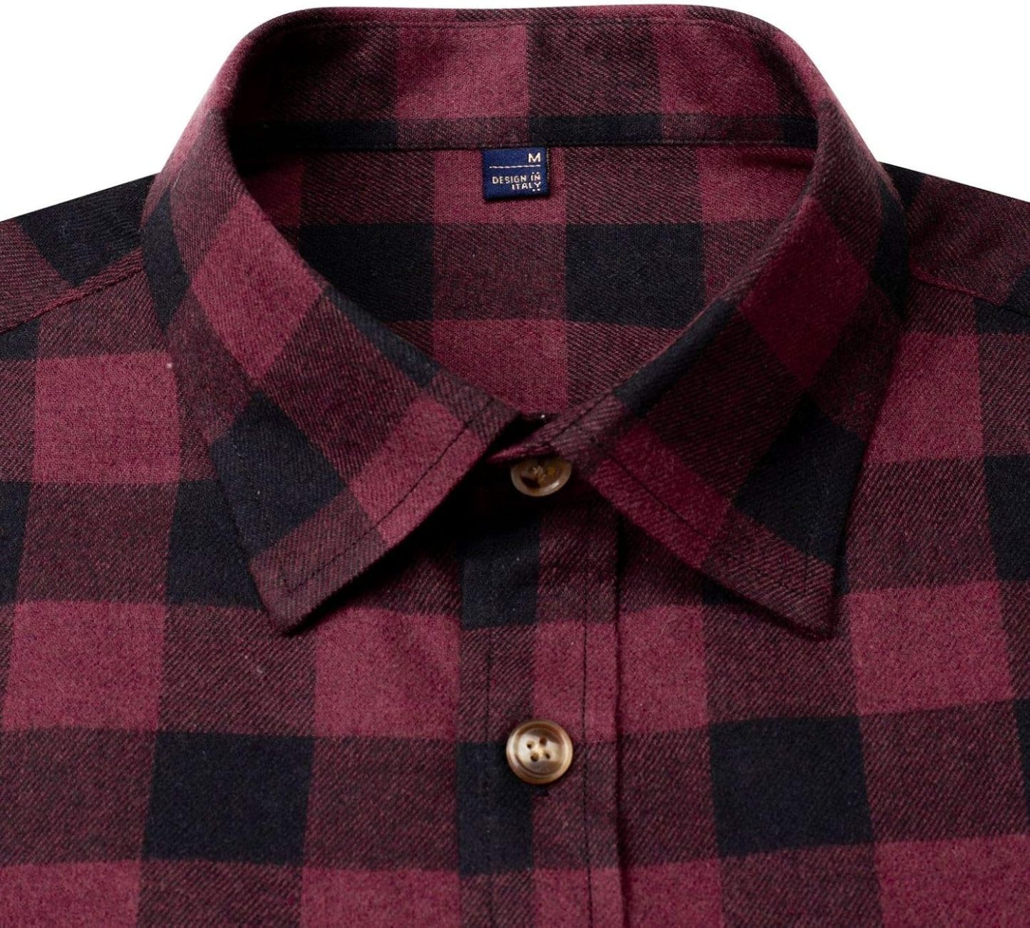 Alimens & Gentle Boy's Flannel Shirt Button Down Long Sleeve Plaid Casual Shirts
