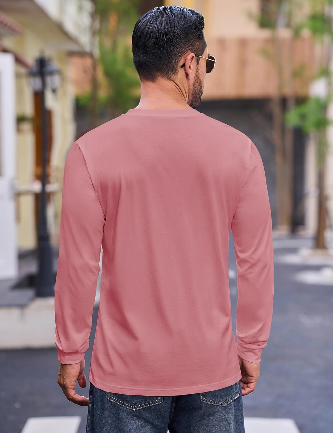 💫Clearance Sale-🔥12 PAIRS-$32.86⚡Men's Fashion Vintage Distressed Pocket Long Sleeve Henley Shirt
