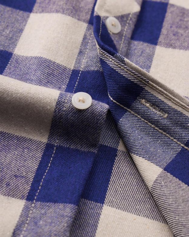 Alimens & Gentle Boy's Flannel Shirt Button Down Long Sleeve Plaid Casual Shirts