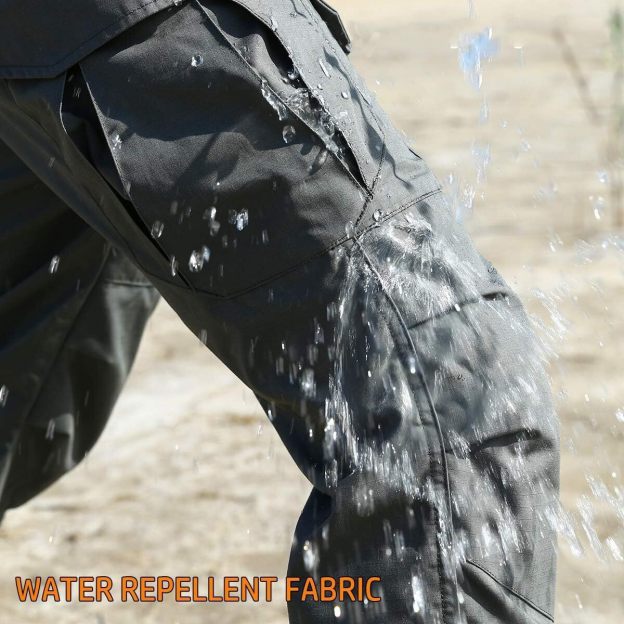 (7 Pants)  Men's Outdoor Tactical Pants Rip Stop Lightweight Waterproof Military Combat