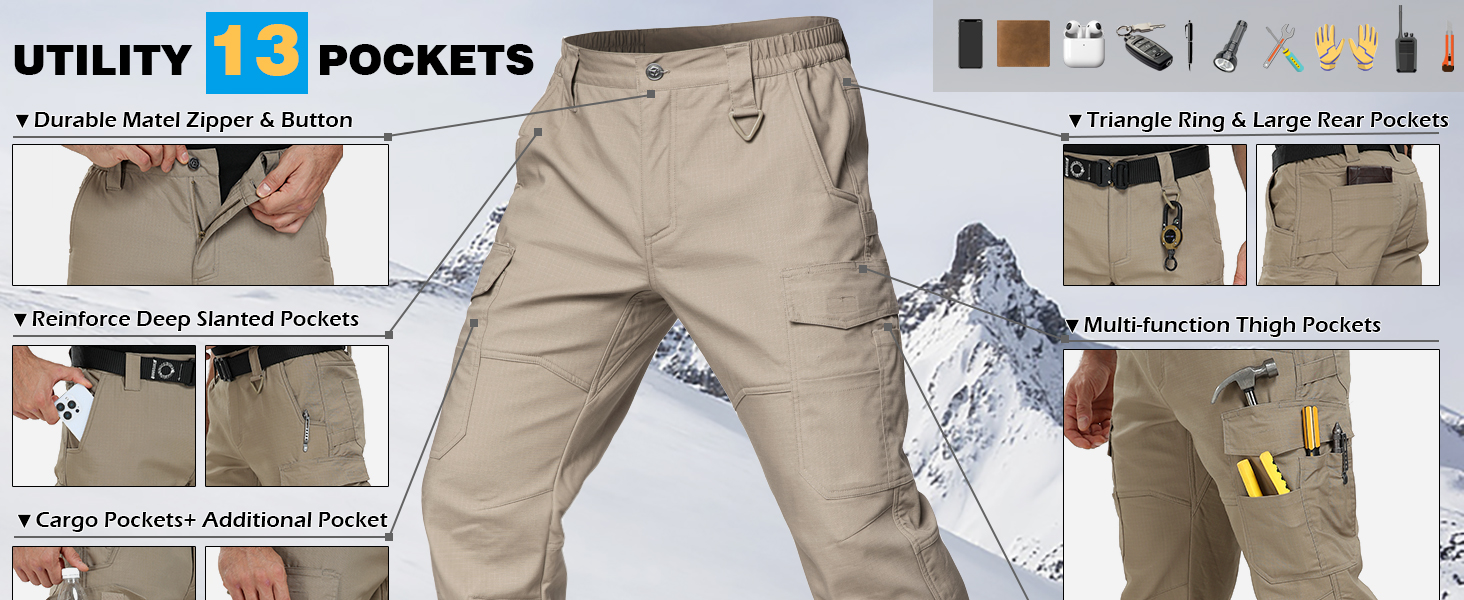 fleece work pants