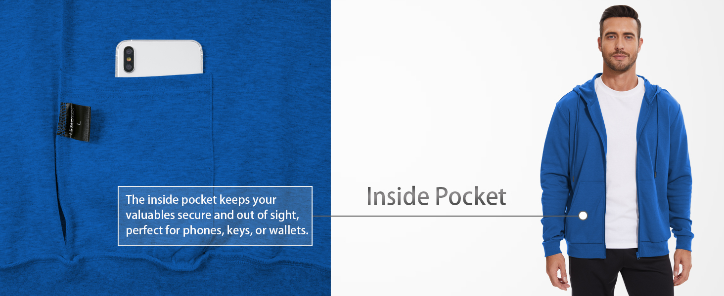 lightweight zip up hoodie men