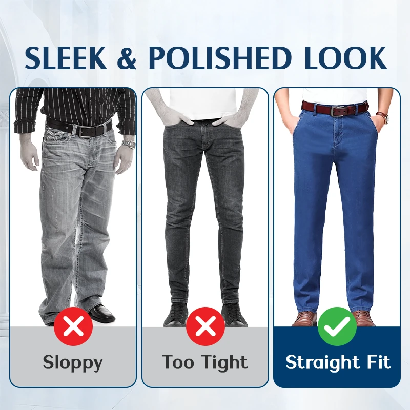 6-Pack Men’s Classic Straight-Fit Stretch Jeans