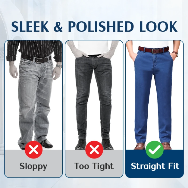 6-Pack Men’s Classic Straight-Fit Stretch Jeans