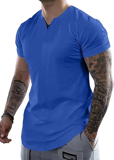 Men's Casual V-Neck T-Shirt