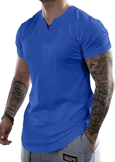 Men's Casual V-Neck T-Shirt
