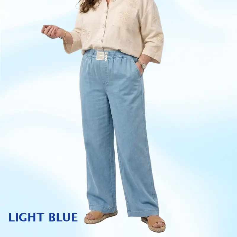 🏆Hot Sale⚡ SoftStretch™ High-Waist Comfort Jeans – Premium Stretch Denim