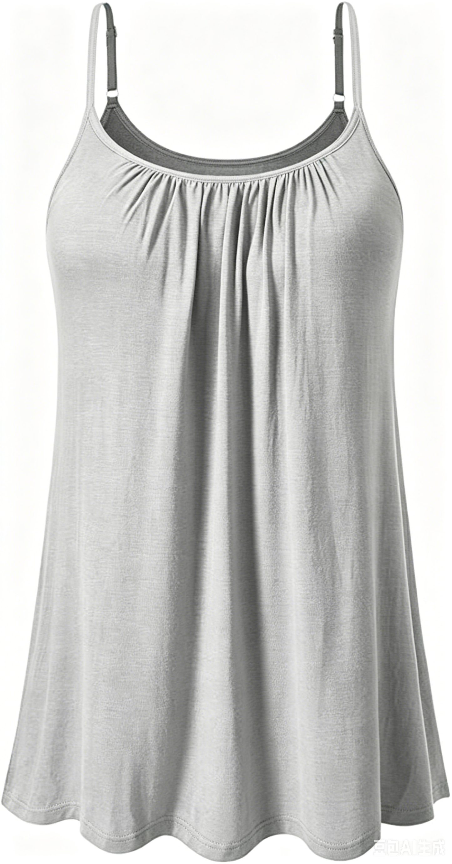 Women's Cool Flowy Bra Cami | with Built-in Cups | Relaxed Fit | Adjustable Spaghetti Strap