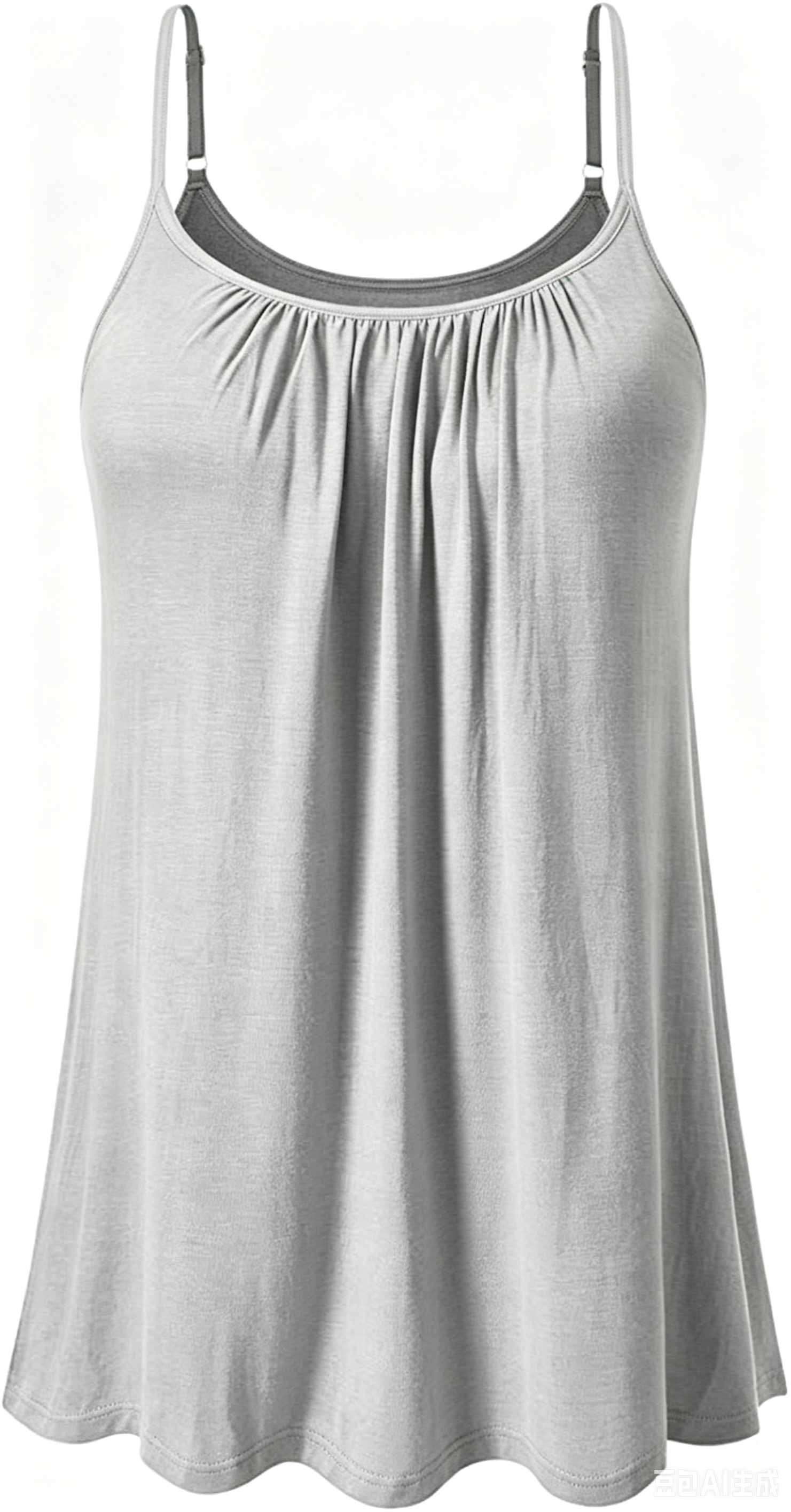 Women's Cool Flowy Bra Cami | with Built-in Cups | Relaxed Fit | Adjustable Spaghetti Strap