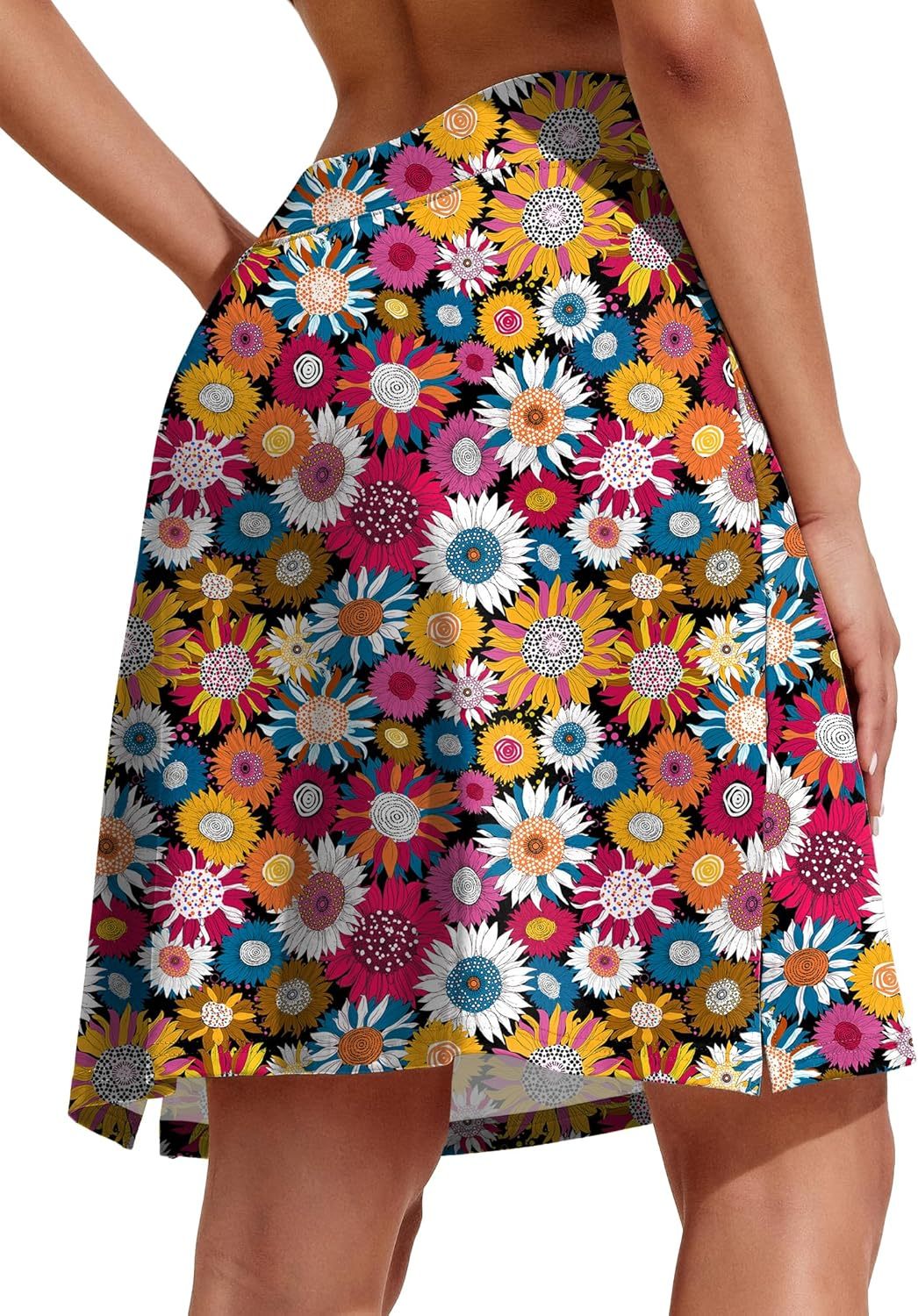 Women’s 20"-Inch Knee-Length Athletic Skirt with Pockets