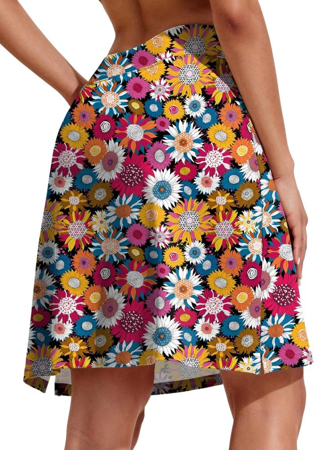 Women’s 20"-Inch Knee-Length Athletic Skirt with Pockets
