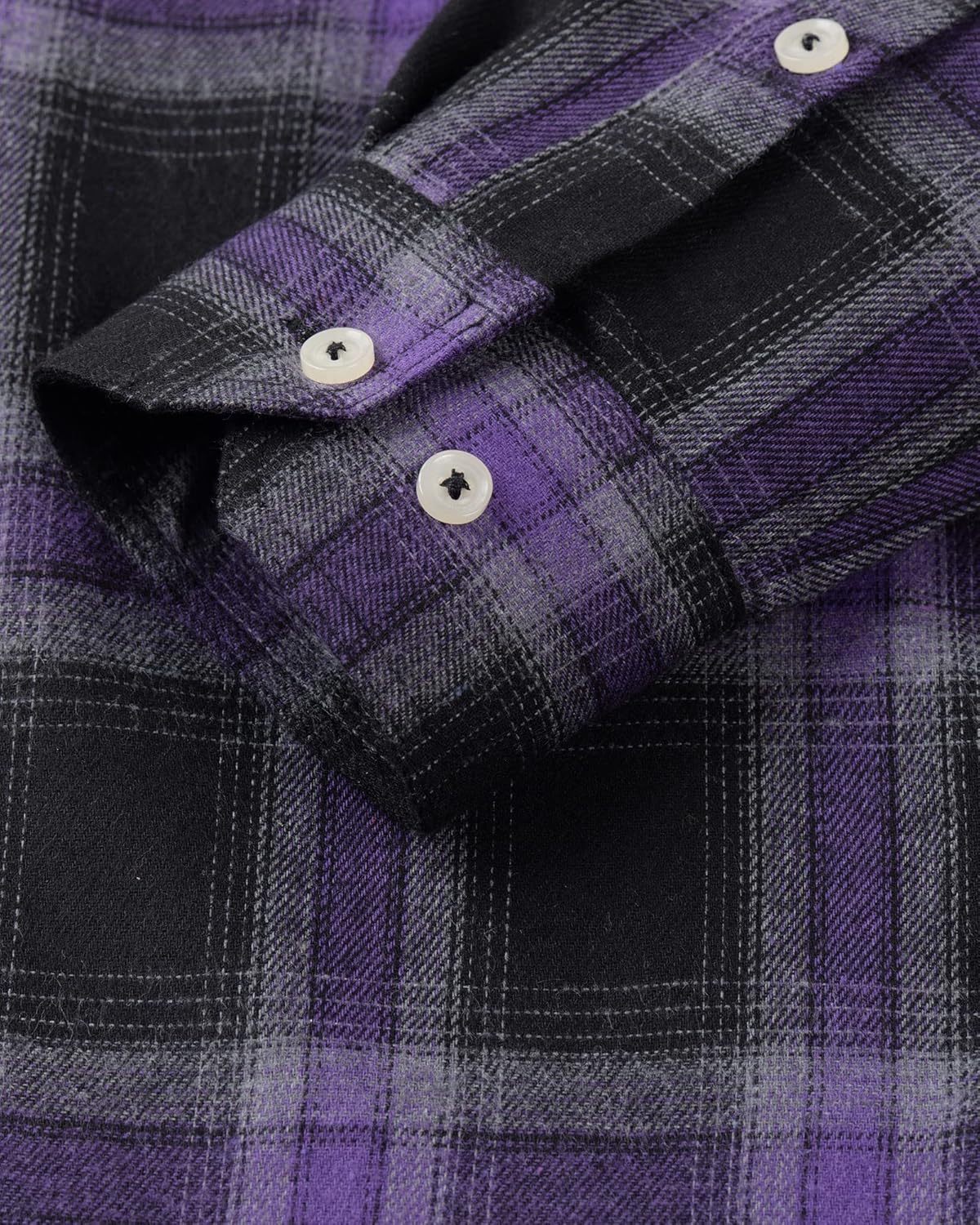 Alimens & Gentle Boy's Flannel Shirt Button Down Long Sleeve Plaid Casual Shirts