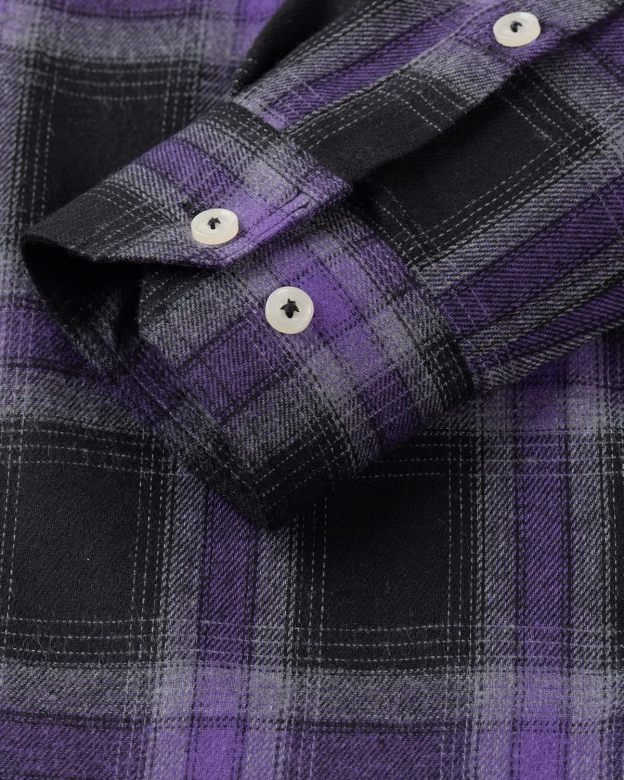 Alimens & Gentle Boy's Flannel Shirt Button Down Long Sleeve Plaid Casual Shirts