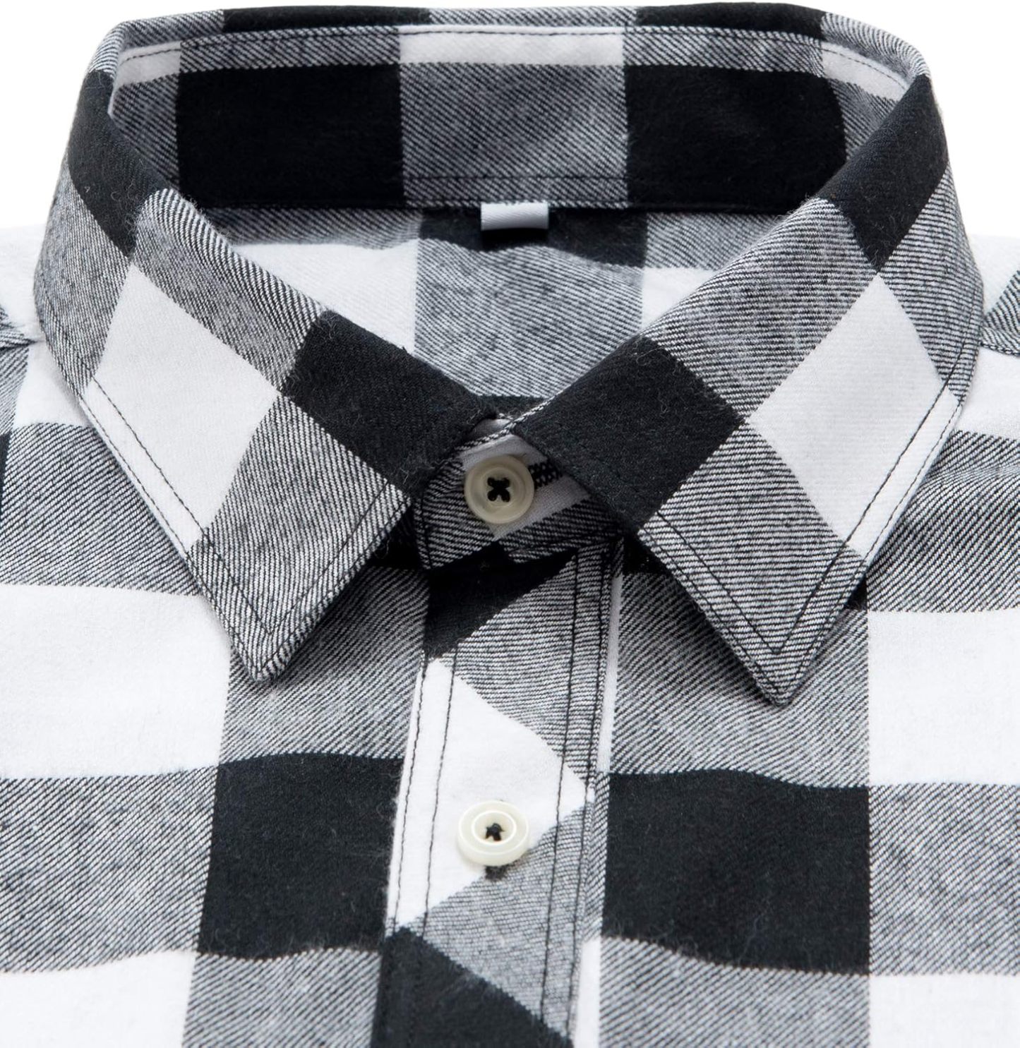 Alimens & Gentle Boy's Flannel Shirt Button Down Long Sleeve Plaid Casual Shirts