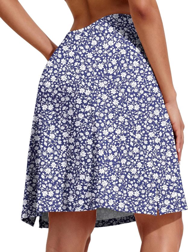 Women’s 20"-Inch Knee-Length Athletic Skirt with Pockets